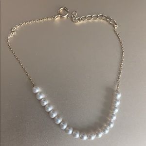 Dainty Gold-Filled Bracelet with Floating Pearls